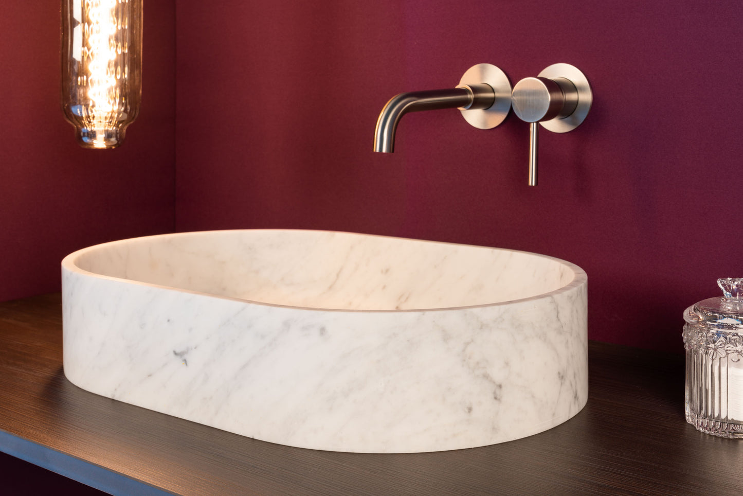 Waskom sinQs Carrara Oval